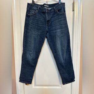 Sonoma Women's Dark Blue Girlfriend Ankle Jeans